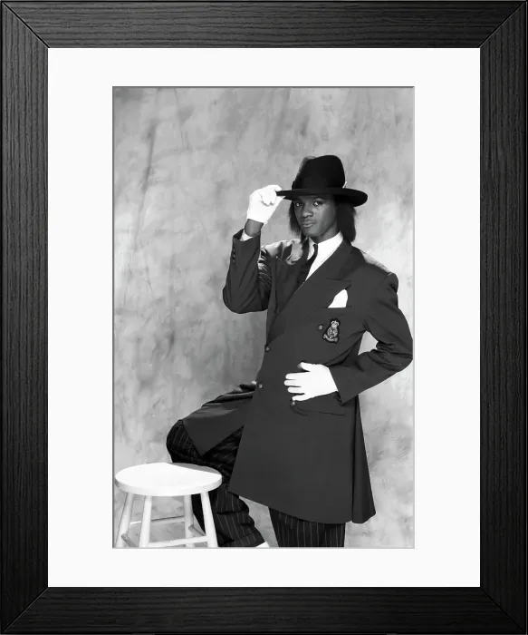 Framed Print : Photo of Jermaine Stewart Framed Print : Photo of Jermaine Stewart