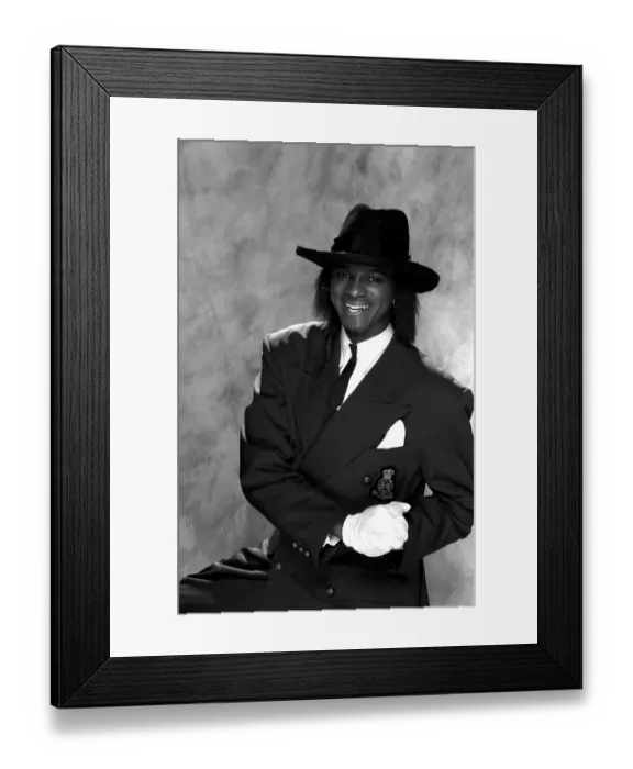 Framed Print : Photo of Jermaine Stewart Framed Print : Photo of Jermaine Stewart