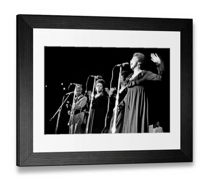Framed Print : Photo of Staple Singers Framed Print : Photo of Staple Singers