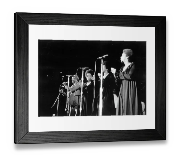 Framed Print : Photo of Staple Singers Framed Print : Photo of Staple Singers