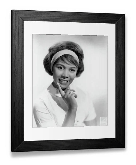 Framed Print : Photo of Dee Dee Sharp Framed Print : Photo of Dee Dee Sharp