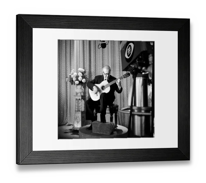 Framed Print : Photo of Andres Segovia Framed Print : Photo of Andres Segovia