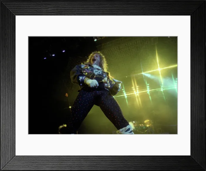 Framed Print : Photo of David Lee Roth