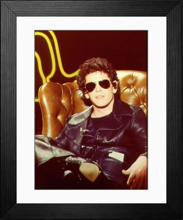 Framed Print : Photo of Lou Reed Framed Print : Photo of Lou Reed