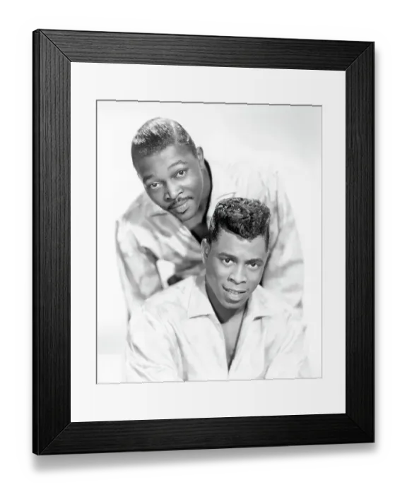 Framed Print : Photo of James & Bobby Purify Framed Print : Photo of James & Bobby Purify