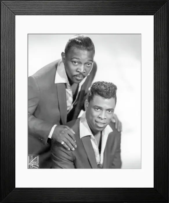 Framed Print : Photo of James & Bobby Purify