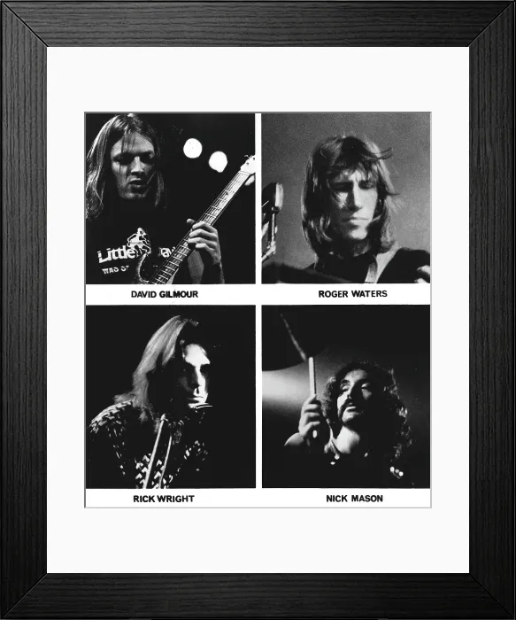 Framed Print : Photo of Pink Floyd Framed Print : Photo of Pink Floyd