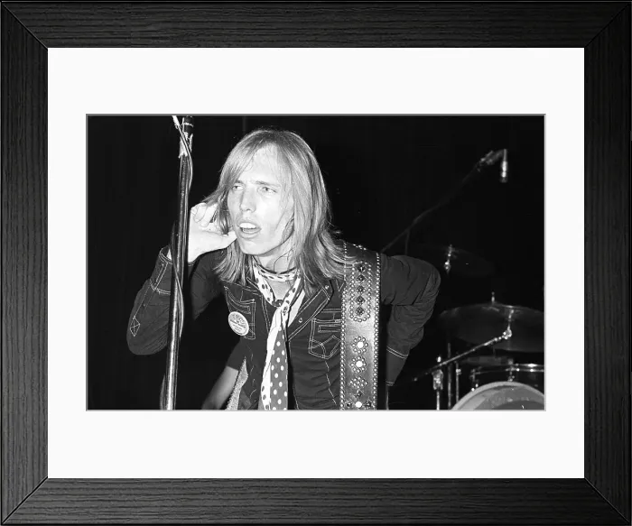 Framed Print : Photo of Tom Petty Framed Print : Photo of Tom Petty