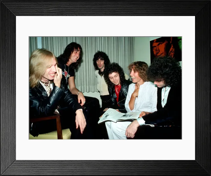 Framed Print : Photo of Tom Petty & The Heartbreakers Framed Print : Photo of Tom Petty & The Heartbreakers