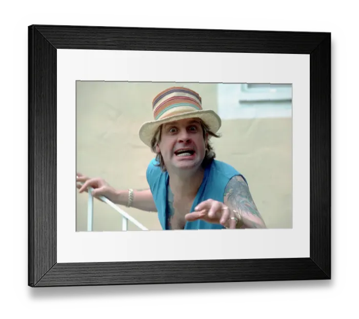Framed Print : Photo of Ozzy Osbourne Framed Print : Photo of Ozzy Osbourne