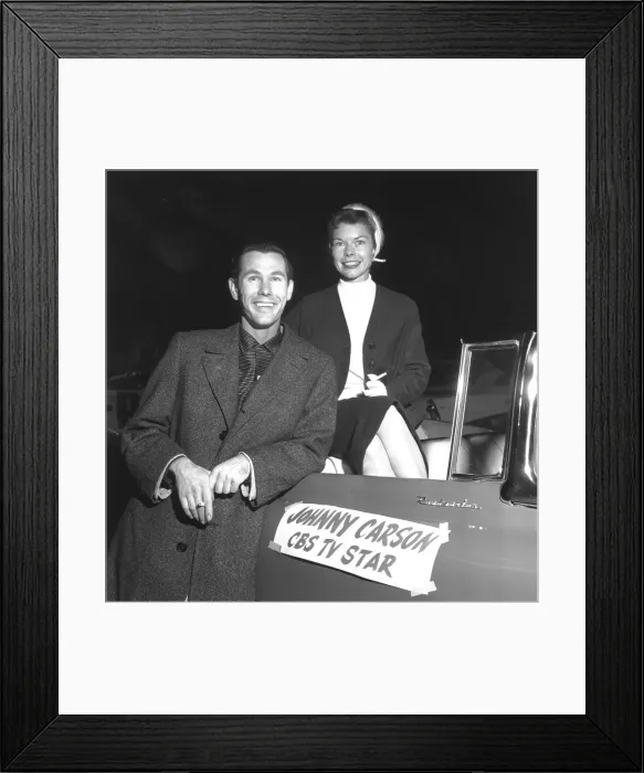 Framed Print : Photo of Johnny Carson Framed Print : Photo of Johnny Carson