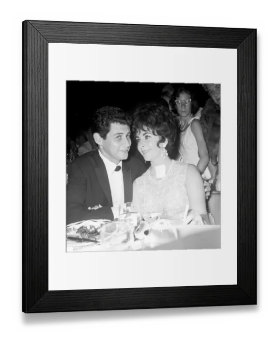 Framed Print : Celebrity Couple Out On The Town Framed Print : Celebrity Couple Out On The Town