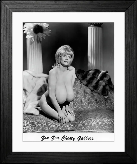 Framed Print : Photo of Chesty Morgan Framed Print : Photo of Chesty Morgan