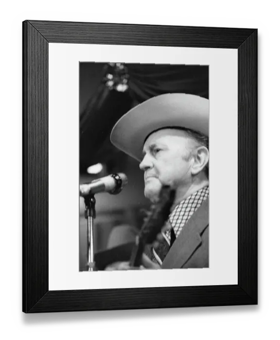 Framed Print : Photo of Bill Monroe Framed Print : Photo of Bill Monroe