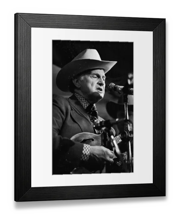 Framed Print : Photo of Bill Monroe Framed Print : Photo of Bill Monroe