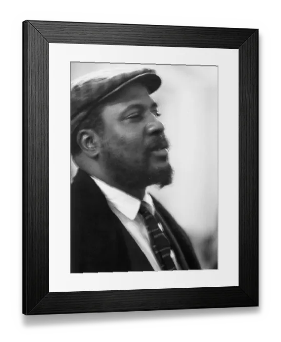 Framed Print : Jazz Pianist Thelonious Monk