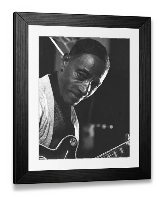 Framed Print : Photo of Mississippi Fred McDowell Framed Print : Photo of Mississippi Fred McDowell