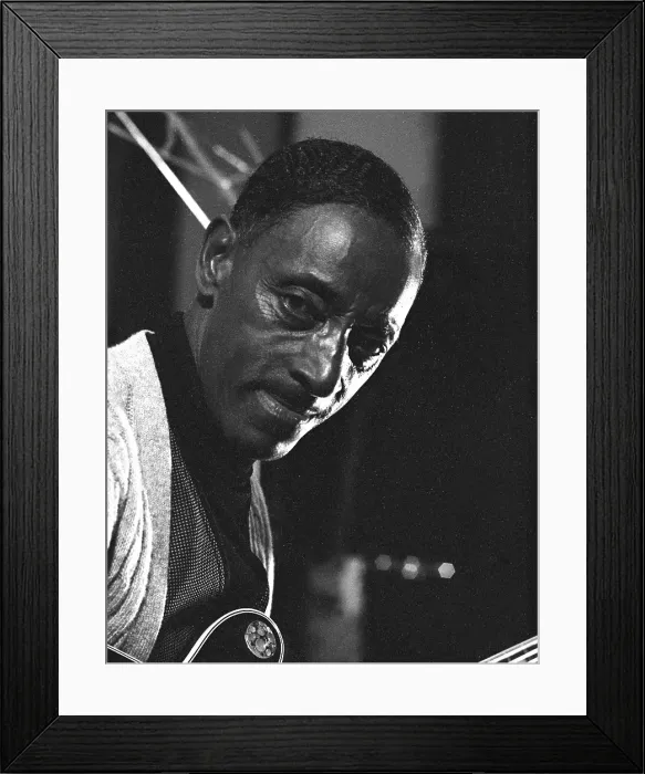 Framed Print : Photo of Mississippi Fred McDowell Framed Print : Photo of Mississippi Fred McDowell