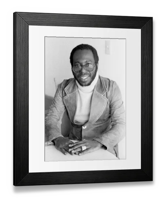 Framed Print : Photo of Curtis Mayfield Framed Print : Photo of Curtis Mayfield