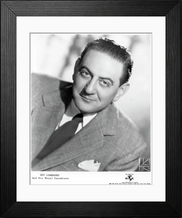 Framed Print : Photo of Guy Lombardo Framed Print : Photo of Guy Lombardo