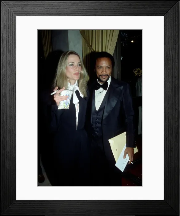 Framed Print : Photo of Quincy Jones Framed Print : Photo of Quincy Jones