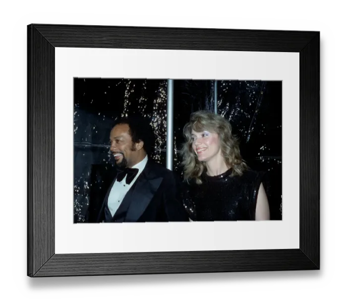 Framed Print : Photo of Quincy Jones Framed Print : Photo of Quincy Jones