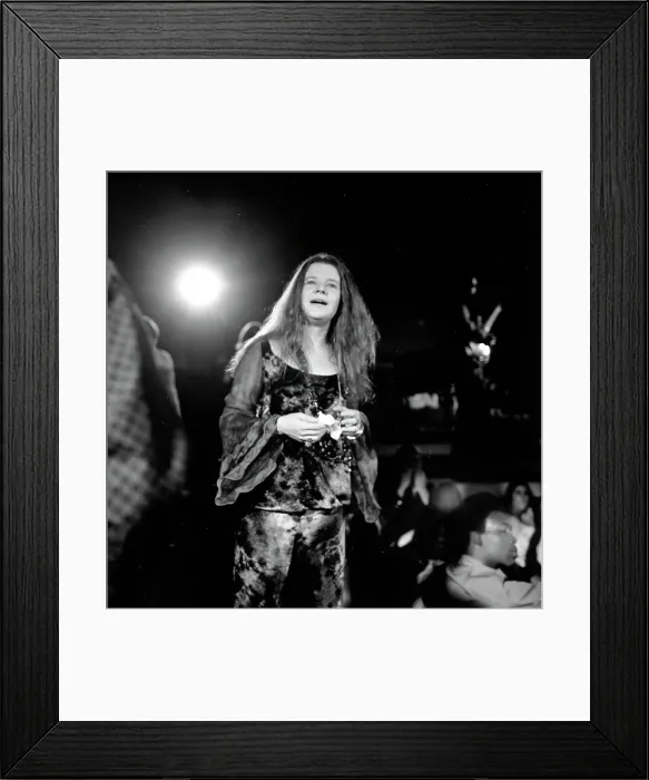 Framed Print : Photo of Janis Joplin Framed Print : Photo of Janis Joplin