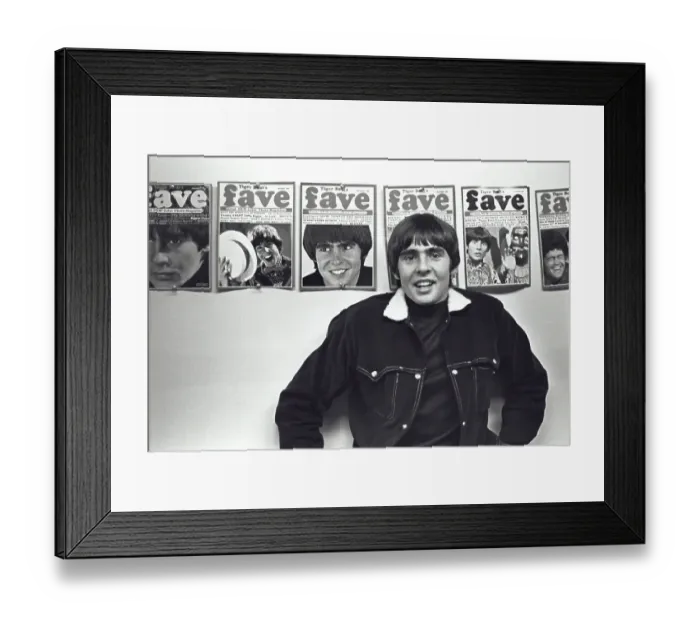 Framed Print : Photo of Davy Jones Framed Print : Photo of Davy Jones