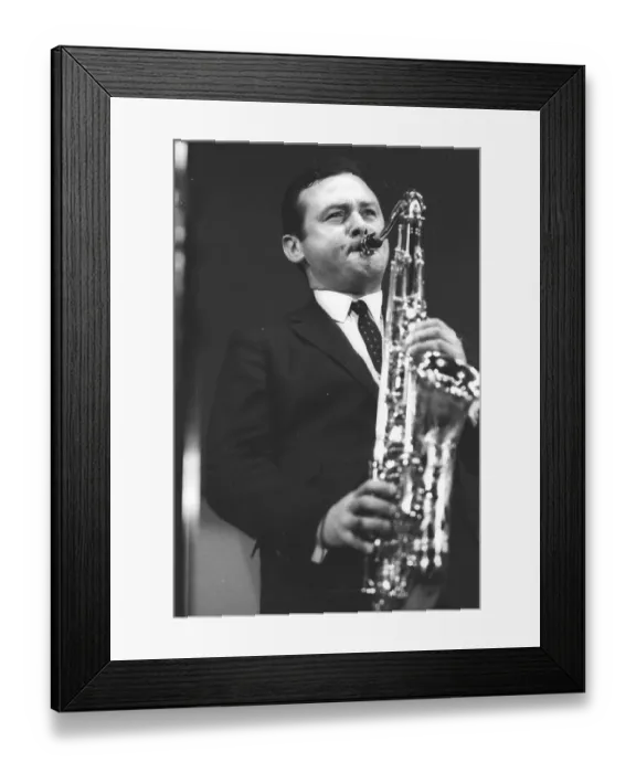 Framed Print : Photo of Stan Getz Framed Print : Photo of Stan Getz