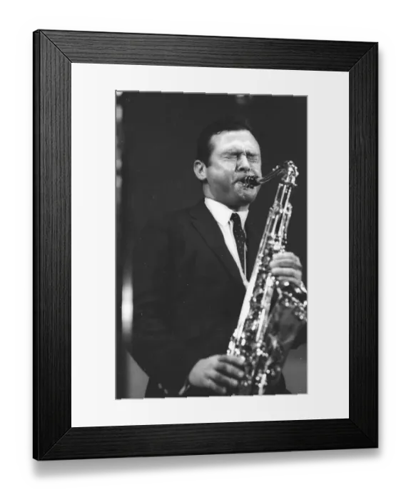 Framed Print : Photo of Stan Getz