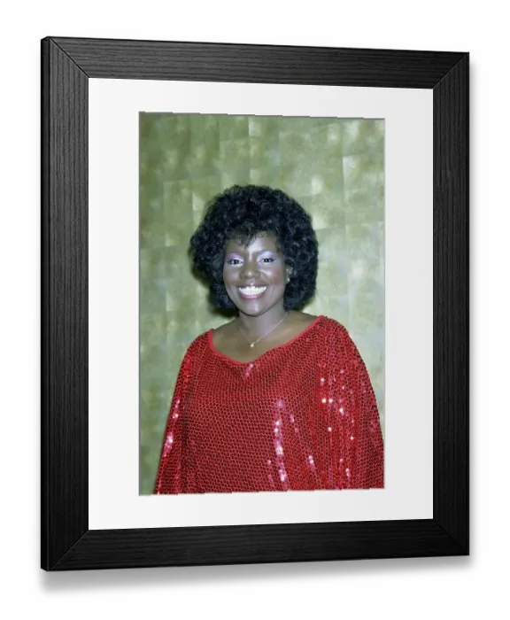 Framed Print : Photo of Gloria Gaynor Framed Print : Photo of Gloria Gaynor