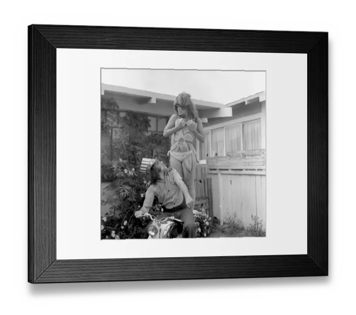 Framed Print : Photo of Hippies Framed Print : Photo of Hippies
