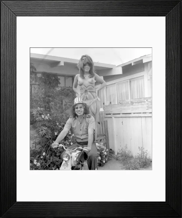 Framed Print : Photo of Hippies Framed Print : Photo of Hippies
