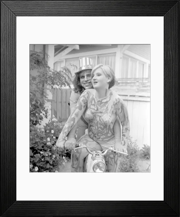 Framed Print : Photo of Hippies Framed Print : Photo of Hippies