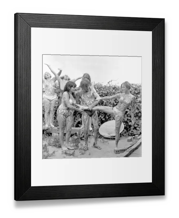 Framed Print : Photo of Hippies Framed Print : Photo of Hippies