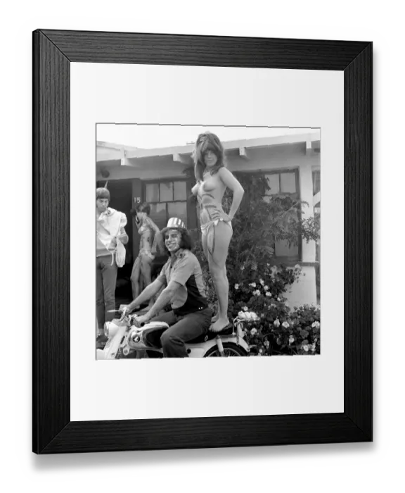 Framed Print : Photo of Hippies Framed Print : Photo of Hippies