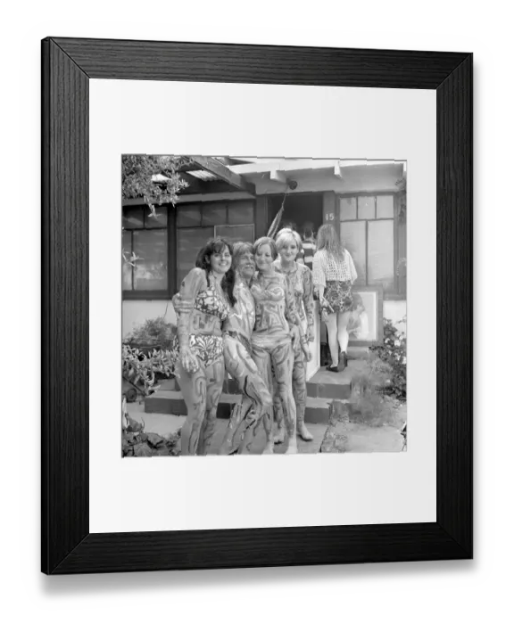 Framed Print : Photo of Hippies Framed Print : Photo of Hippies