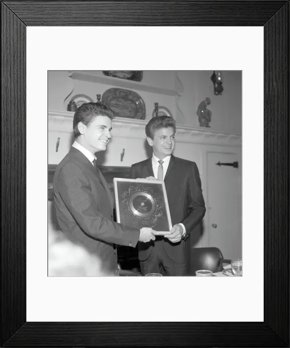 Framed Print : Photo of Everly Brothers Framed Print : Photo of Everly Brothers