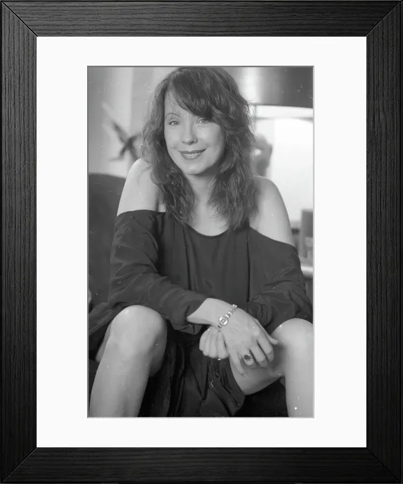 Framed Print : Photo of Pamela Des Barres Framed Print : Photo of Pamela Des Barres