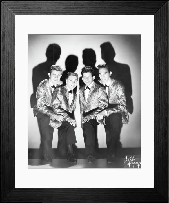 Framed Print : R&B Vocal Group The Crests Framed Print : R&B Vocal Group The Crests