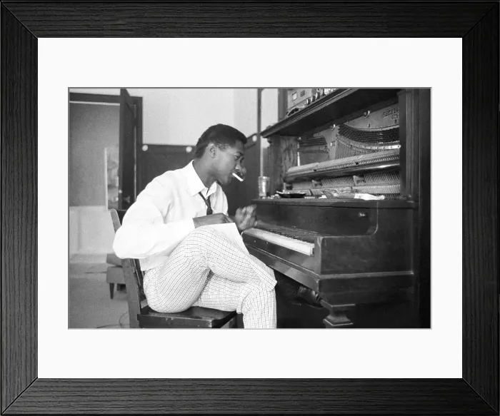 Framed Print : Sam Cooke At The Piano Framed Print : Sam Cooke At The Piano