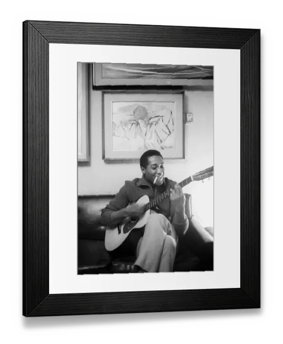 Framed Print : Sam Cooke Portrait Session Framed Print : Sam Cooke Portrait Session