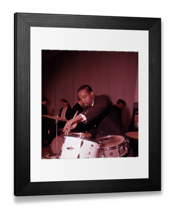Framed Print : Photo of Kenny Clarke Framed Print : Photo of Kenny Clarke