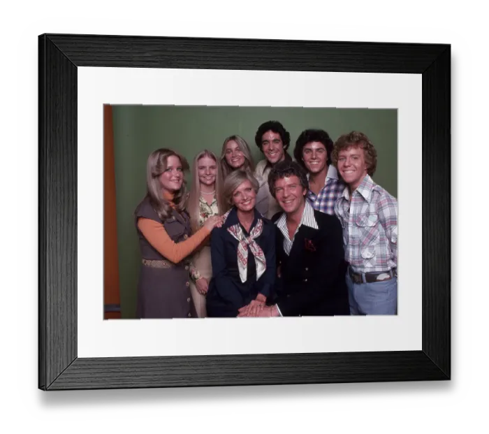 Framed Print : Photo of Brady Bunch Framed Print : Photo of Brady Bunch
