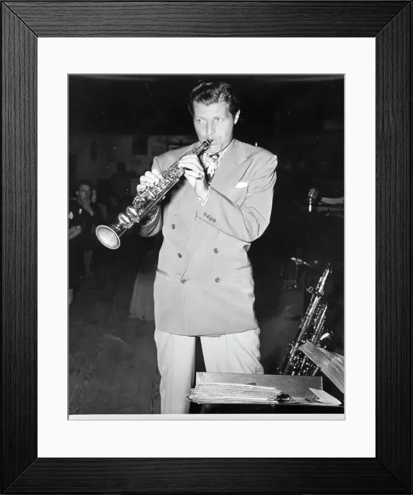 Framed Print : Photo of Charlie Barnet Framed Print : Photo of Charlie Barnet