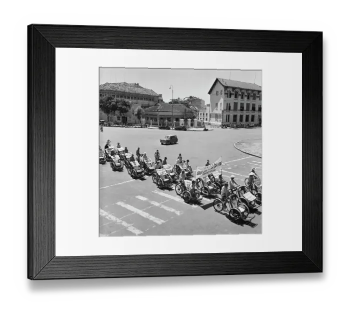 Framed Print : Anti-Communist Demo In Saigon Framed Print : Anti-Communist Demo In Saigon
