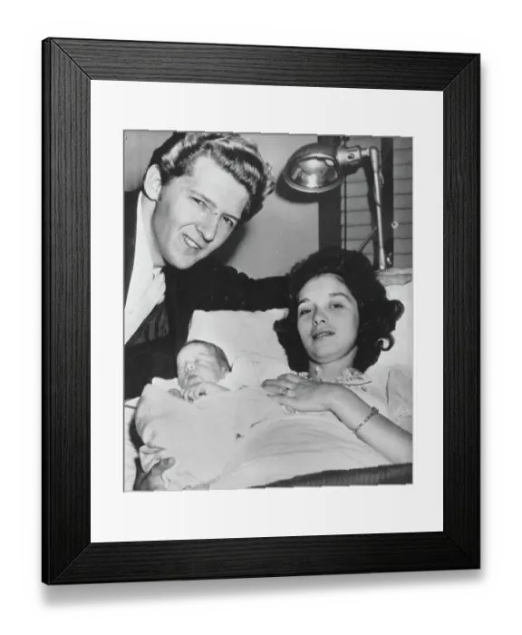Framed Print : Jerry Lee Lewis And Family Framed Print : Jerry Lee Lewis And Family