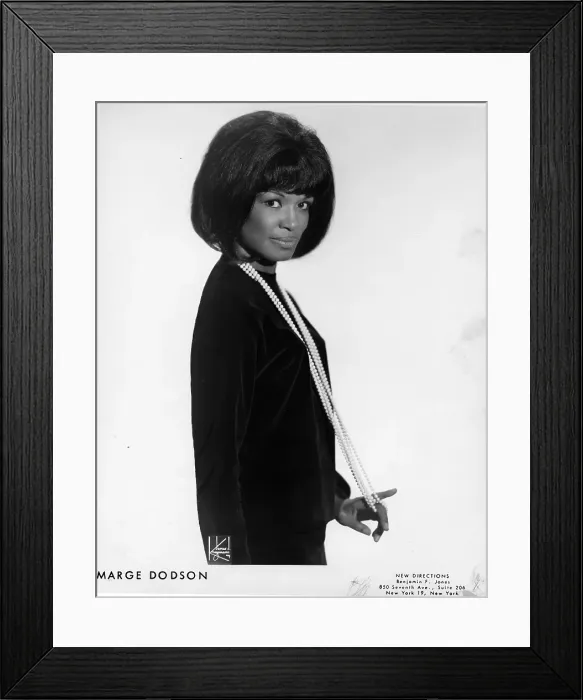 Framed Print : Marge Dodson Portrait