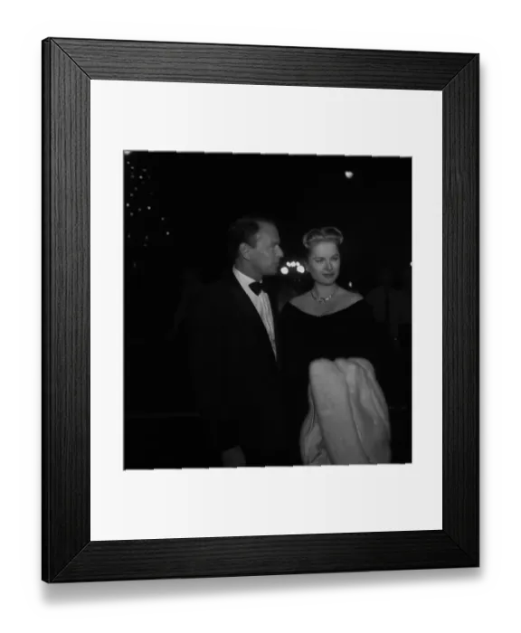 Framed Print : Frank Sinatra And Martha Hyer Framed Print : Frank Sinatra And Martha Hyer