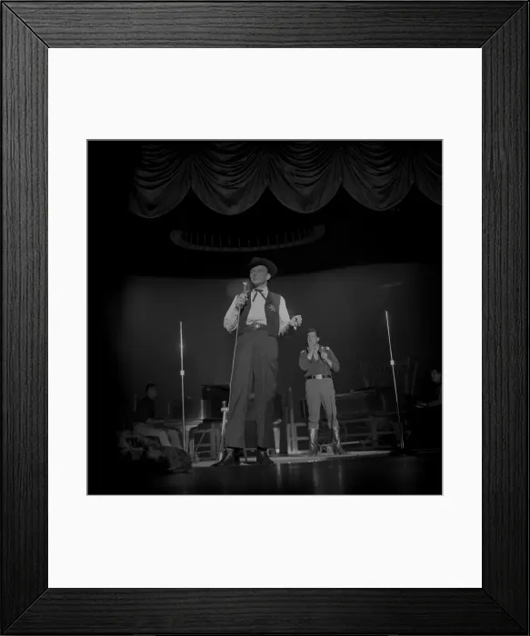 Framed Print : Frank Sinatra At SHARE Boomtown Party Framed Print : Frank Sinatra At SHARE Boomtown Party